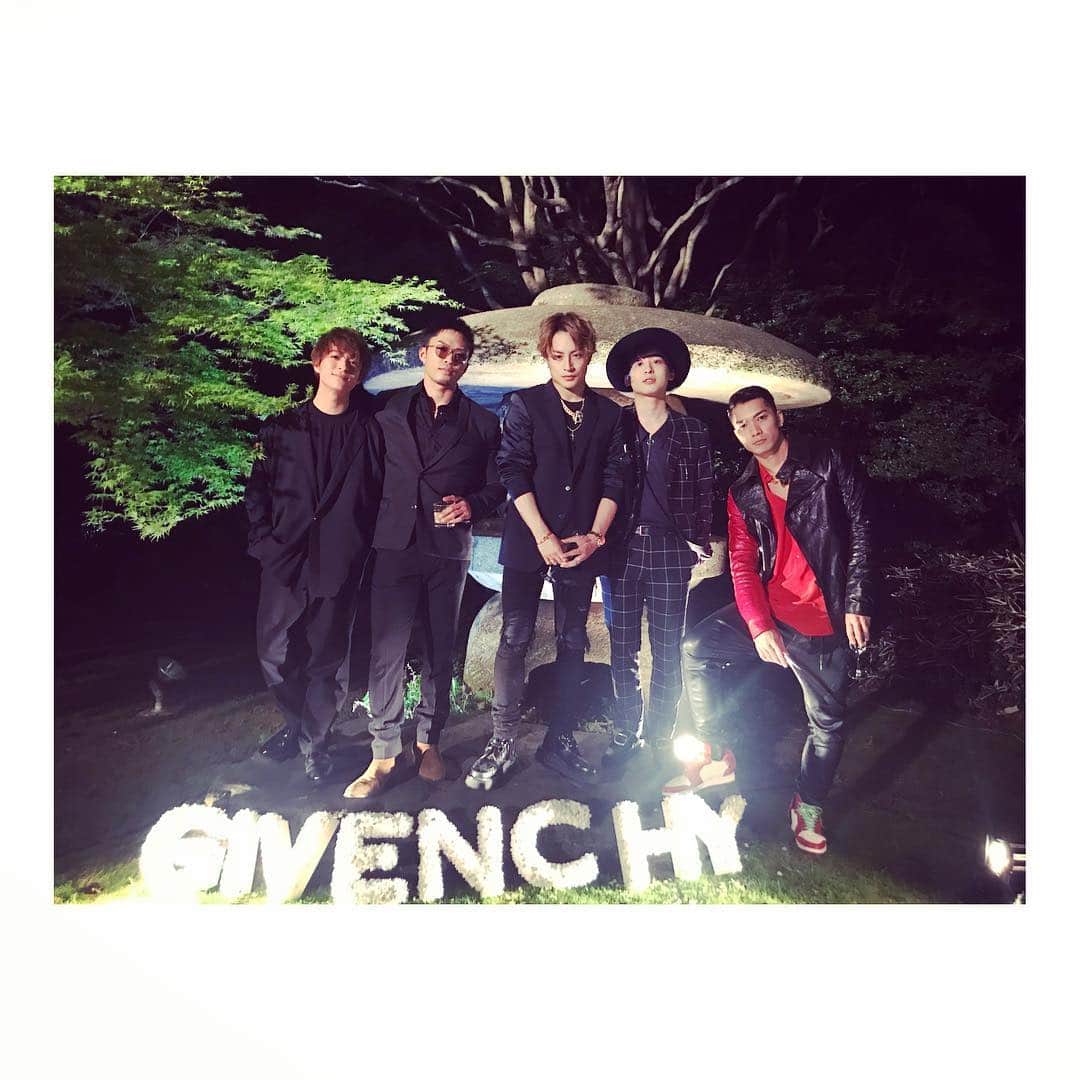 工藤大輝のインスタグラム：「#givenchyworldtour #generations #dobermaninfinity #da_ice」