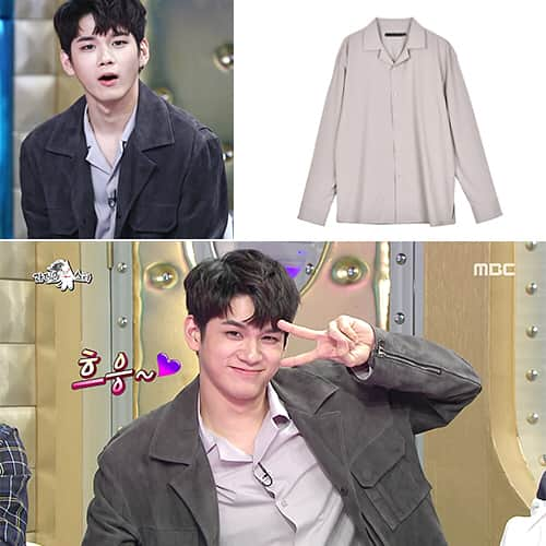 カイアークマンのインスタグラム：「_ Kai-aakmann 18s/s  _ MBC 라디오스타 560회에서 워너원 옹성우씨가 착용하신 제품은‼️🚶🏻‍♂️🚶🏻‍♂️💨💨 _ 프로필 상단링크의 무신사, 힙합퍼, 플레이어에서 카이아크만 제품을 만나보실 수 있습니다!🤩 _ #UNI3EX #유니섹스 #18ss #FashionFilm #유니섹스바이카이아크만 #카이아크만 #Kaiaakmann #무신사 #힙합퍼 #streetstyle #스트릿패션 #스트릿룩 #데일리룩 #오오티디 #봄코디 #봄패션 #봄아이템 #ootd #fashion #fashionable #워너원 #옹성우 #워너원옹성우」