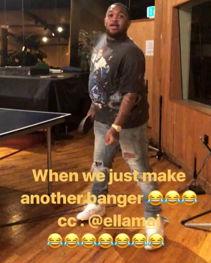 DJ.マスタードのインスタグラム：「Looks like another banger is on the way for @ellamai and @mustard 🎥 @ellamai.updates」