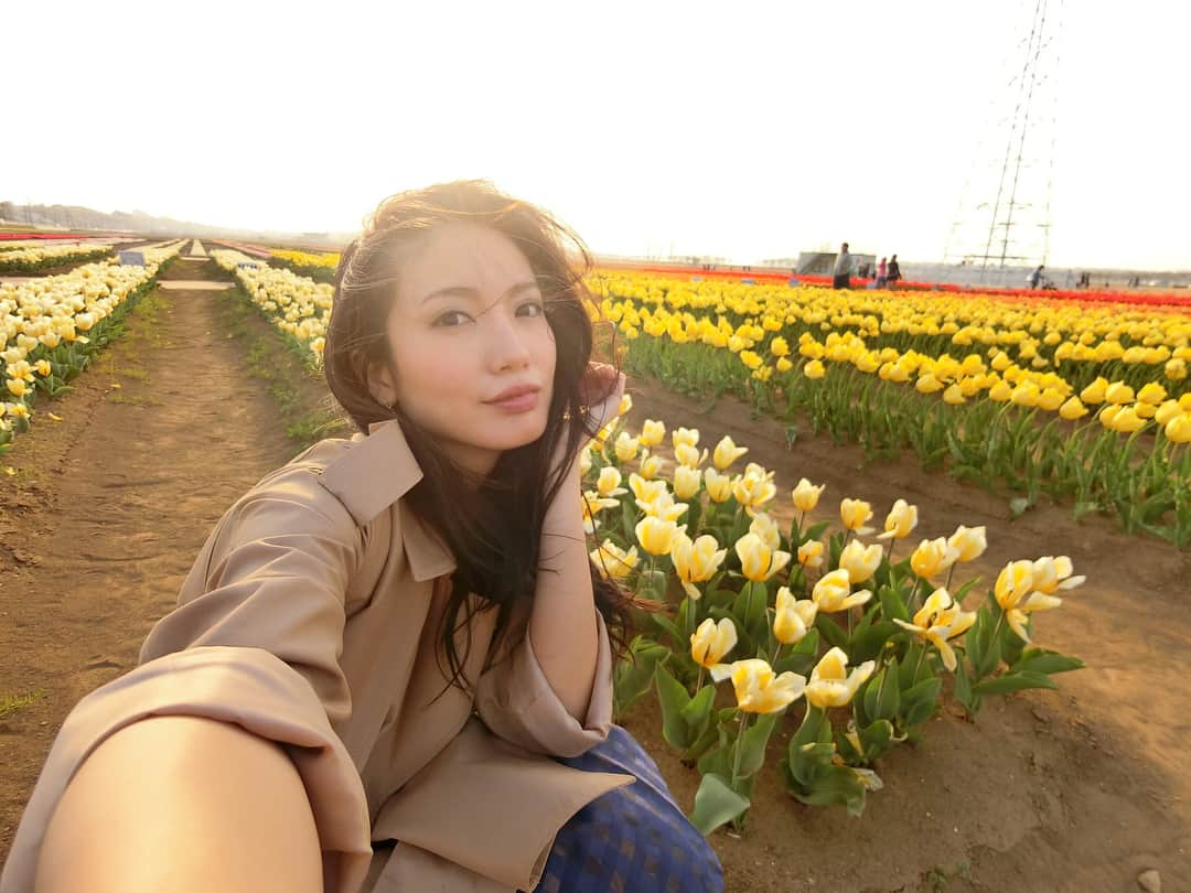吉田愛璃のインスタグラム：「🌷🌷🌷🌷🌷🌷 地元の近くにこんな場所があったなんて。」