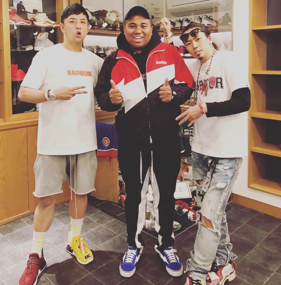 アントニーのインスタグラム：「SAPEUR POPUP  #sapeur  #thesapeur  #SAPEur」