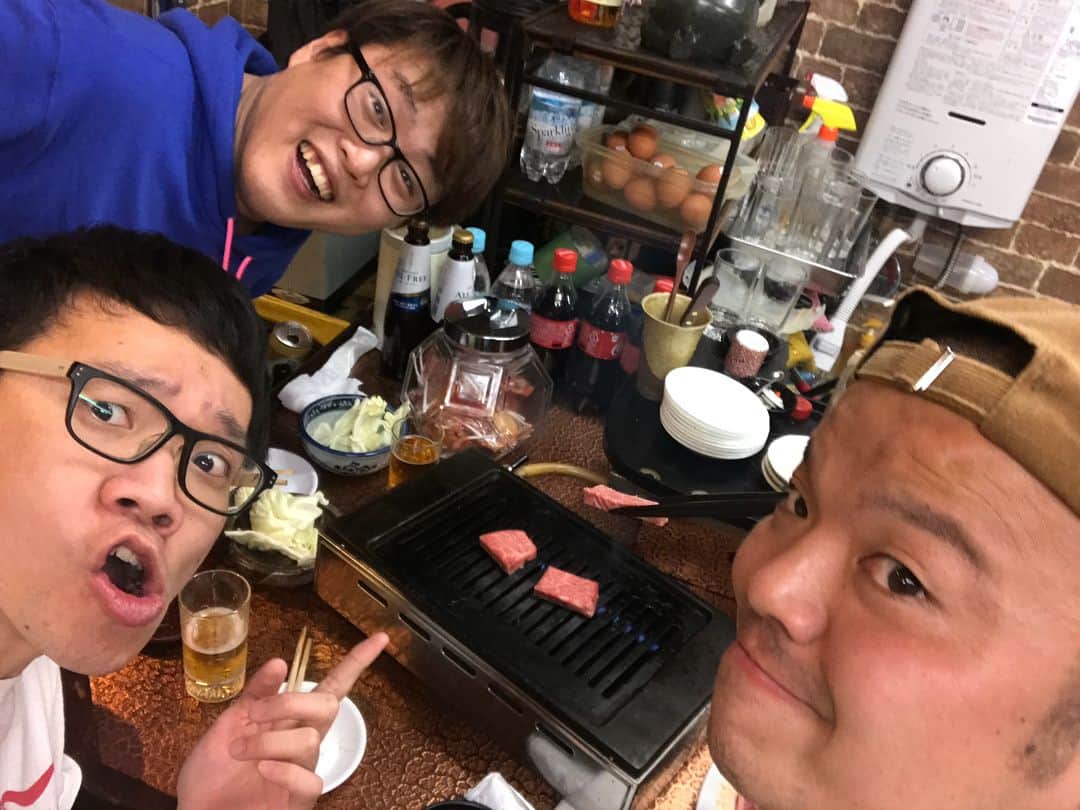 岡下雅典のインスタグラム：「豊中の方にある噂の焼肉屋「かっぱ梶岡」に行ってきた。 関西で1番ハラミがうまい。 その噂は本当だった。」