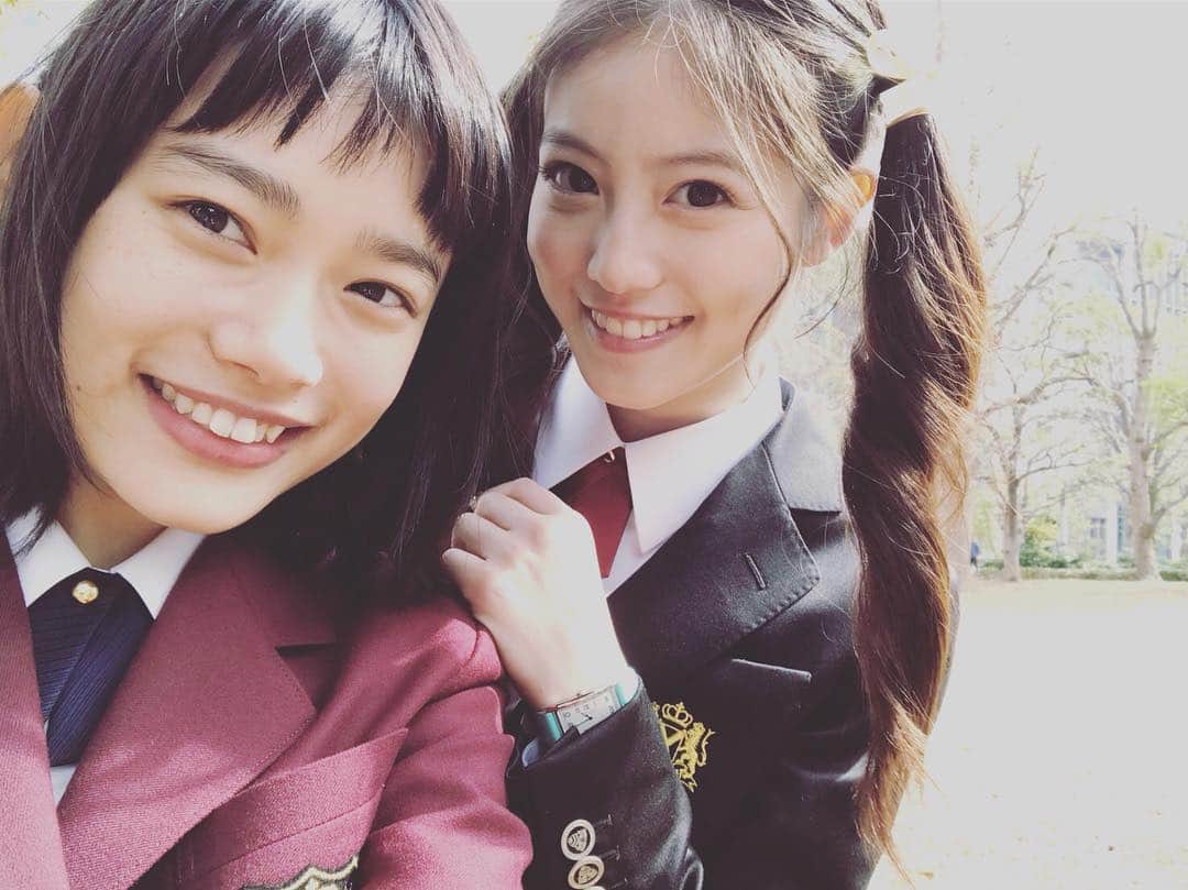 TBS「花のち晴れ〜花男 Next Season〜」のインスタグラム：「ひょっこり愛莉さんと。👀 #音グラム #花晴れ」