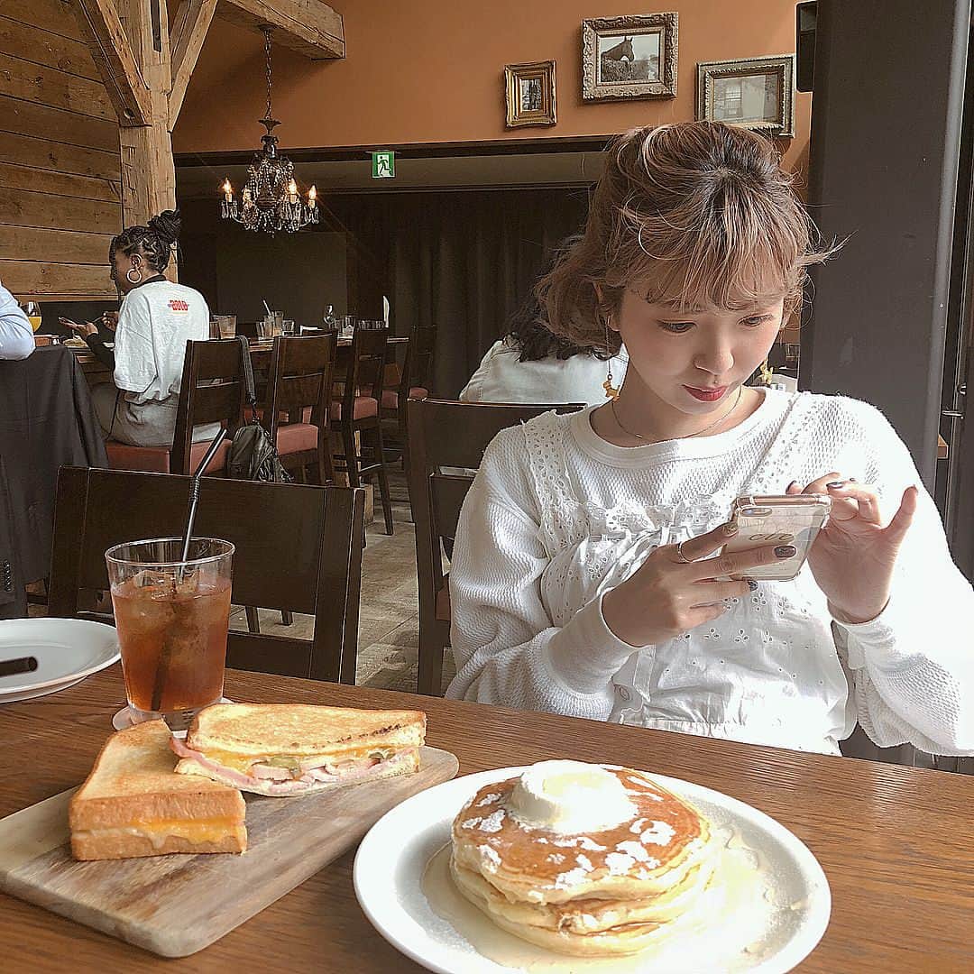 工藤はるかさんのインスタグラム写真 - (工藤はるかInstagram)「ㅤㅤㅤㅤㅤㅤㅤㅤㅤㅤㅤㅤㅤ だいすきなすぅちゃんと モーニング❤︎ ひさしぶりに会えて パワーチャージできた🤤💭 いつ会っても 見た目も中身も 素敵だなと思うひと！ ほんと絵になるなぁ、🌷 ㅤㅤㅤㅤㅤㅤㅤㅤㅤㅤㅤㅤㅤ #harぐるめ」4月7日 9時59分 - har_326