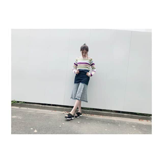 北川綾巴のインスタグラム：「#ootd #code  #REDYAZEL #lilybrown  #snidel」