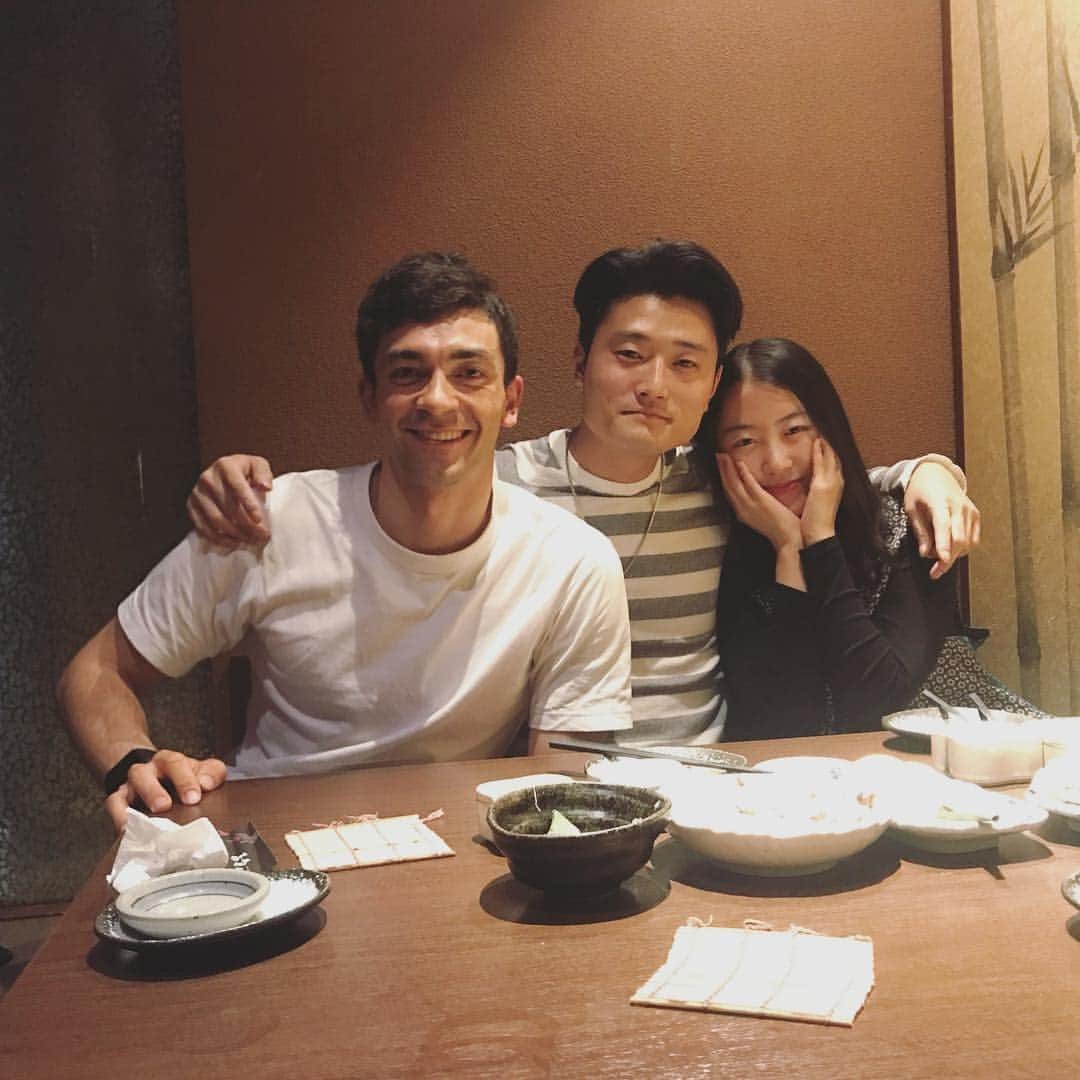 レンティング陽さんのインスタグラム写真 - (レンティング陽Instagram)「I had a nice time with my cross country ski friends from Korea.  Thank you for coming to Tokyo. I’ll go to Seoul next time.」4月8日 0時51分 - lennf7