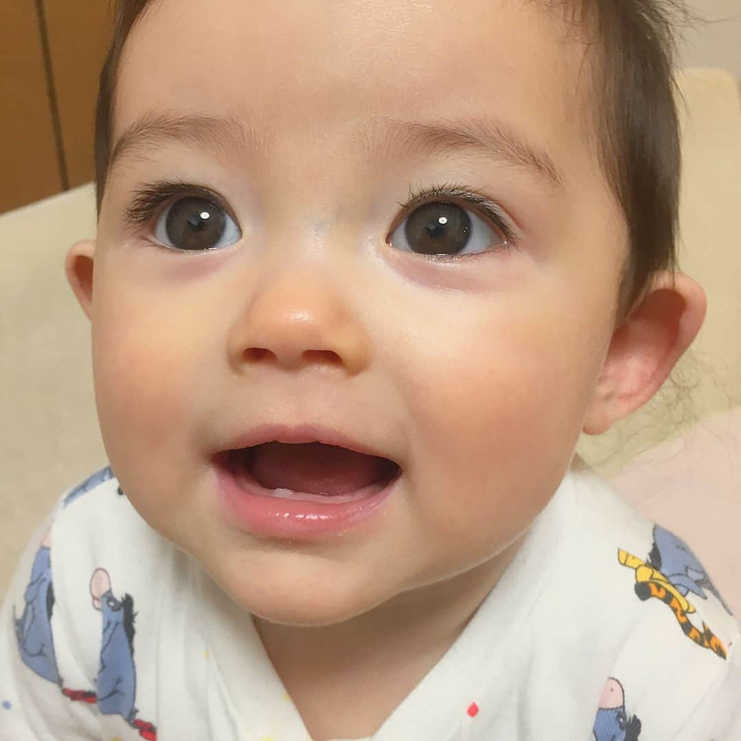 舟橋菜々さんのインスタグラム写真 - (舟橋菜々Instagram)「下の歯が一本だけニョッキリ👀💡 Check out her baby tooth! #baby#instababy#girl#kid#daughter#cute#love#happy#smile#tooth#teeth#australia#japan#mamanoko#赤ちゃん#娘#子供#8ヶ月#育児#ハーフ#オーストラリア#日本#乳歯#親バカ部#ベビフル#ママリ#コドモノ」4月9日 15時33分 - wombatnana
