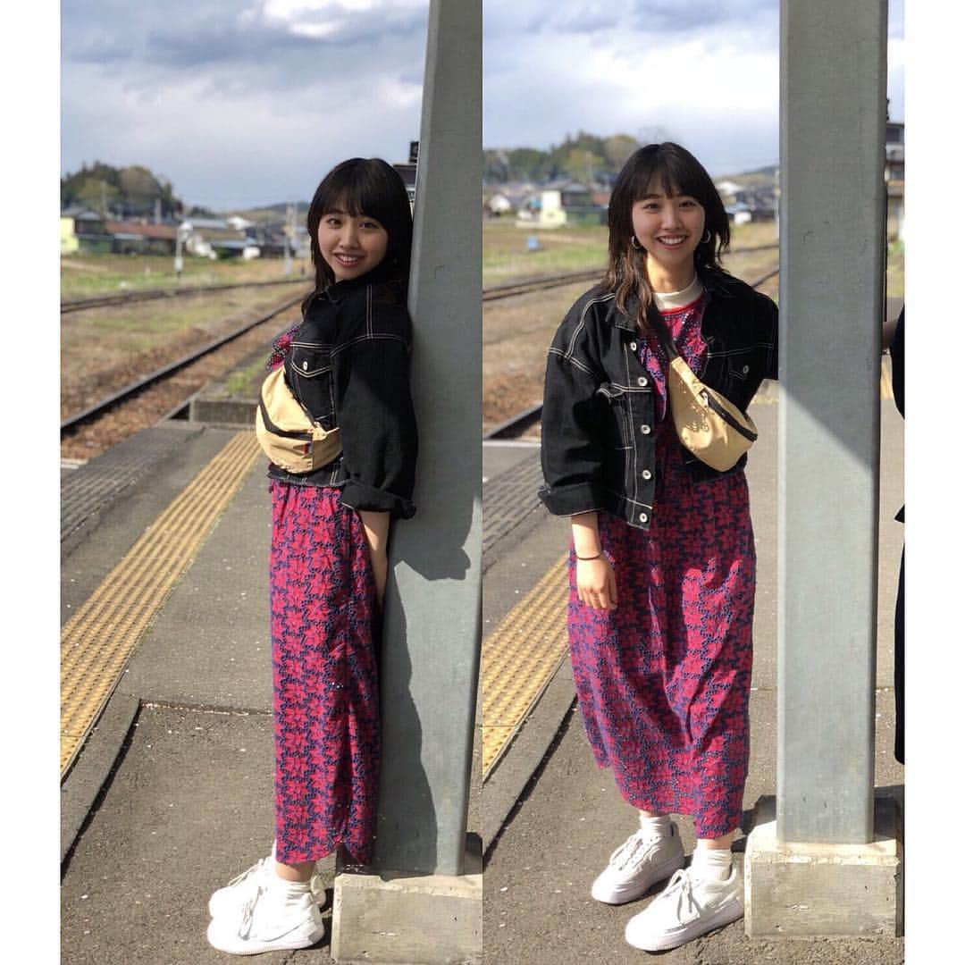 のインスタグラム：「#nike お気に入りの靴だよ お気に入りの洋服だよ🍓👏🏻」