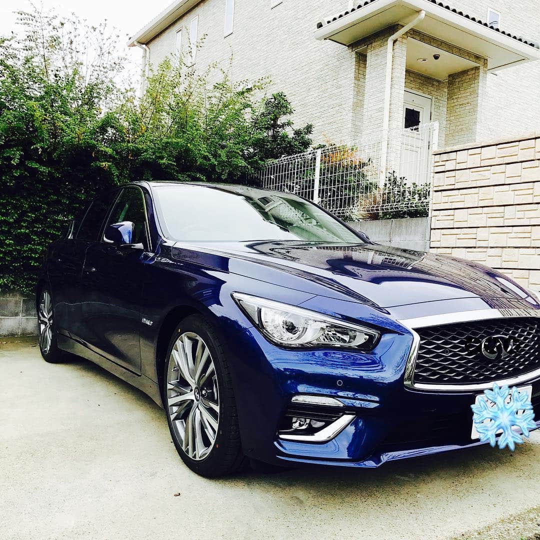 波戸康広さんのインスタグラム写真 波戸康広instagram F マリノスカラーに変更したよ Nissan Skyline インフィニティ Hybrid V37スカイライン Fmarinos Ambassador 波戸康広 ブルー 愛車 Bose Sound ボーズスピーカー マイナーチェンジ