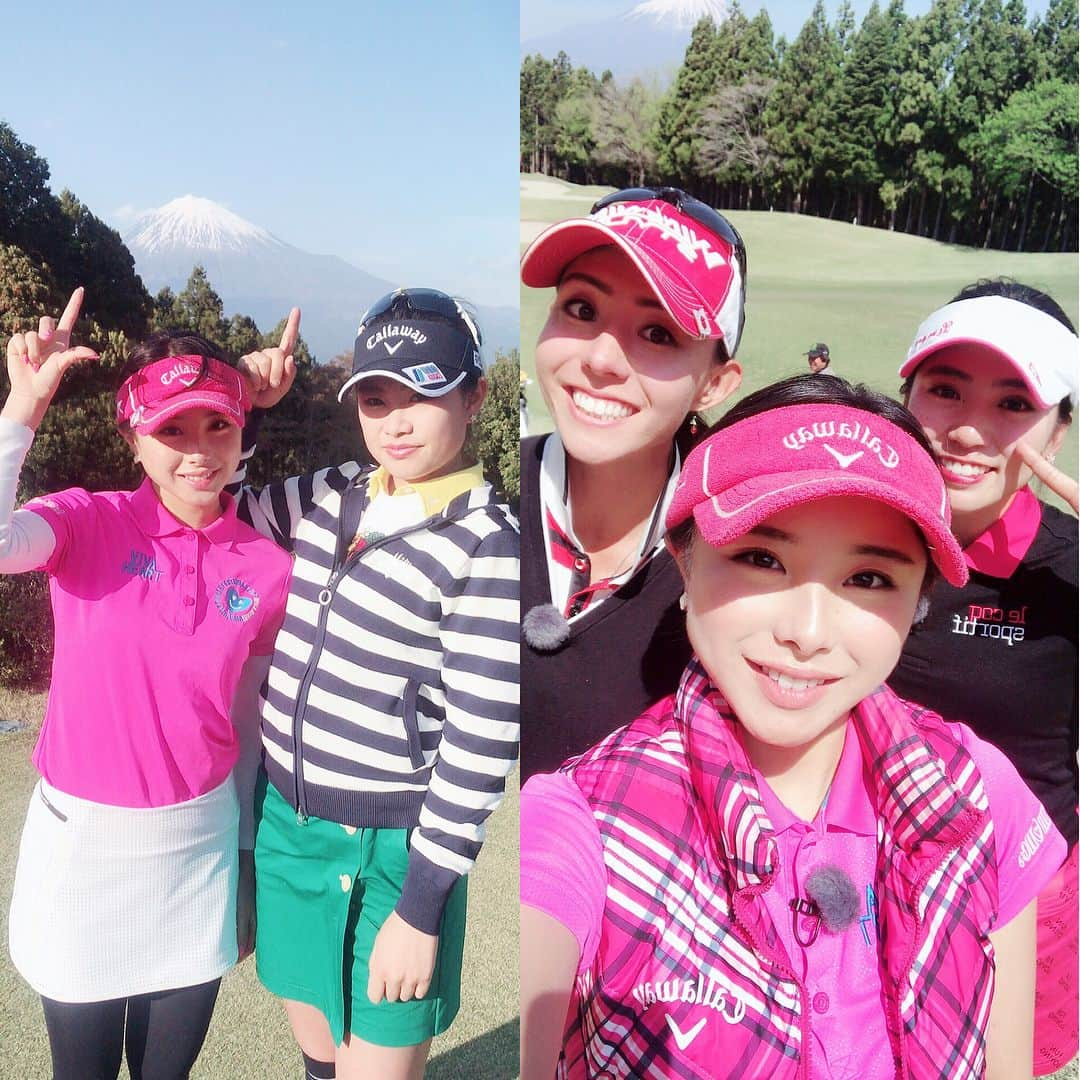 野田すみれさんのインスタグラム写真 - (野田すみれInstagram)「. ゴルフサバイバル⛳️❤️ . #BS日テレ #ゴルフサバイバル #レギュラー番組になったそうです👐🏻 #静岡 #リバー富士 #富士山絶景🗻✨✨」4月10日 16時38分 - sumire0208