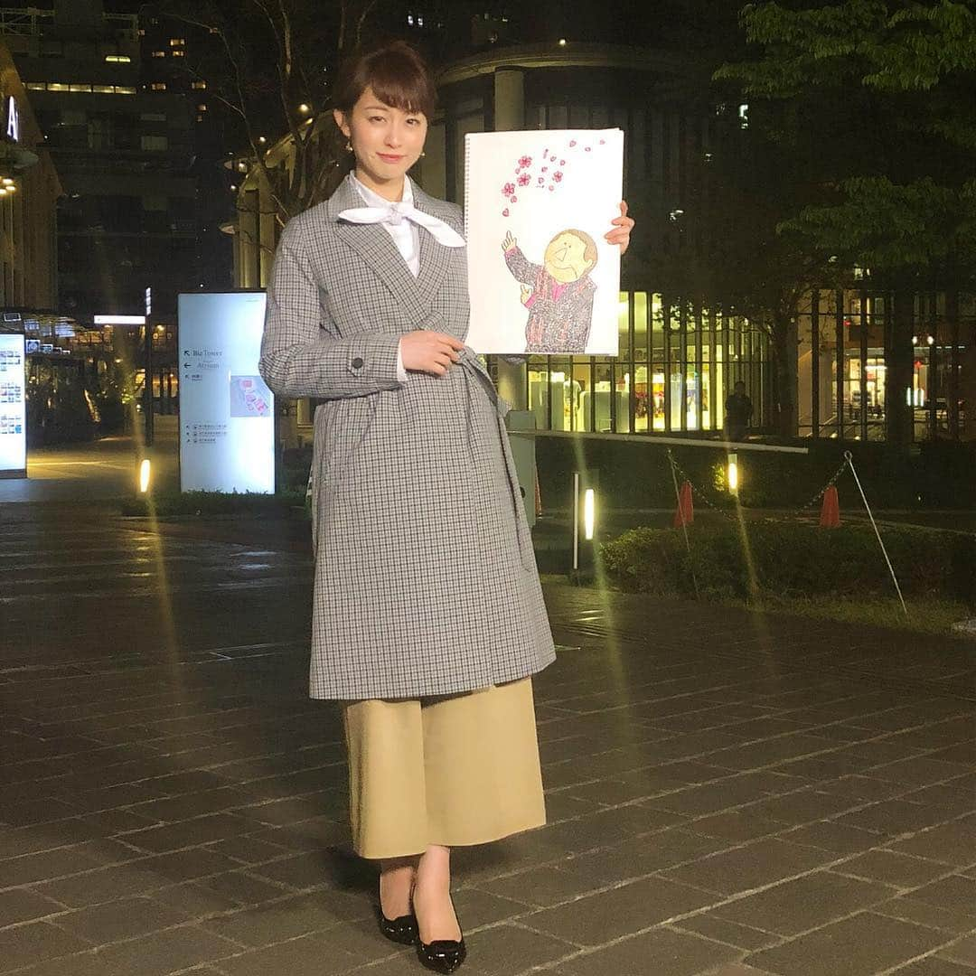 新井恵理那のNキャスさんのインスタグラム写真 - (新井恵理那のNキャスInstagram)「先週の衣装、 探偵ルック…とでもいいましょうか( ・∇・) シャツ襟を横むすびにして主人公にしてあげています(*^o^*) トップス ／ frunco https://frunco.com コート、ボトムス ／ INDIVI http://store.world.co.jp/s/indivi/?try #新井恵理那  #新情報7daysニュースキャスター」4月11日 16時14分 - tbs_7nc