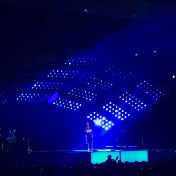 のインスタグラム：「Bruno Mars World tour 24K MAGIC * * 楽しみにしていたブルーノマーズ♡ 最高でした！ やっぱりこの曲好きだわー * * #brunomars  #live #worldtour  #24kmagicworldtour  #さいたまスーパーアリーナ  #ブルーノマーズ」