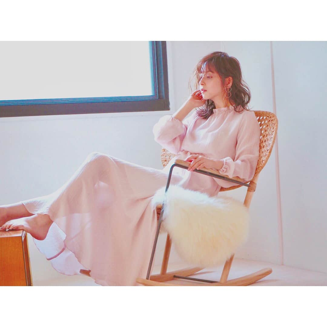 佐々木希さんのインスタグラム写真 - (佐々木希Instagram)「アンティミテ新作 大人ピンクのワンピース🌷 色違いもあるので是非。 キャミワンピのインナー付きです。  #iNtimité#アンティミテ」4月11日 22時12分 - nozomisasaki_official