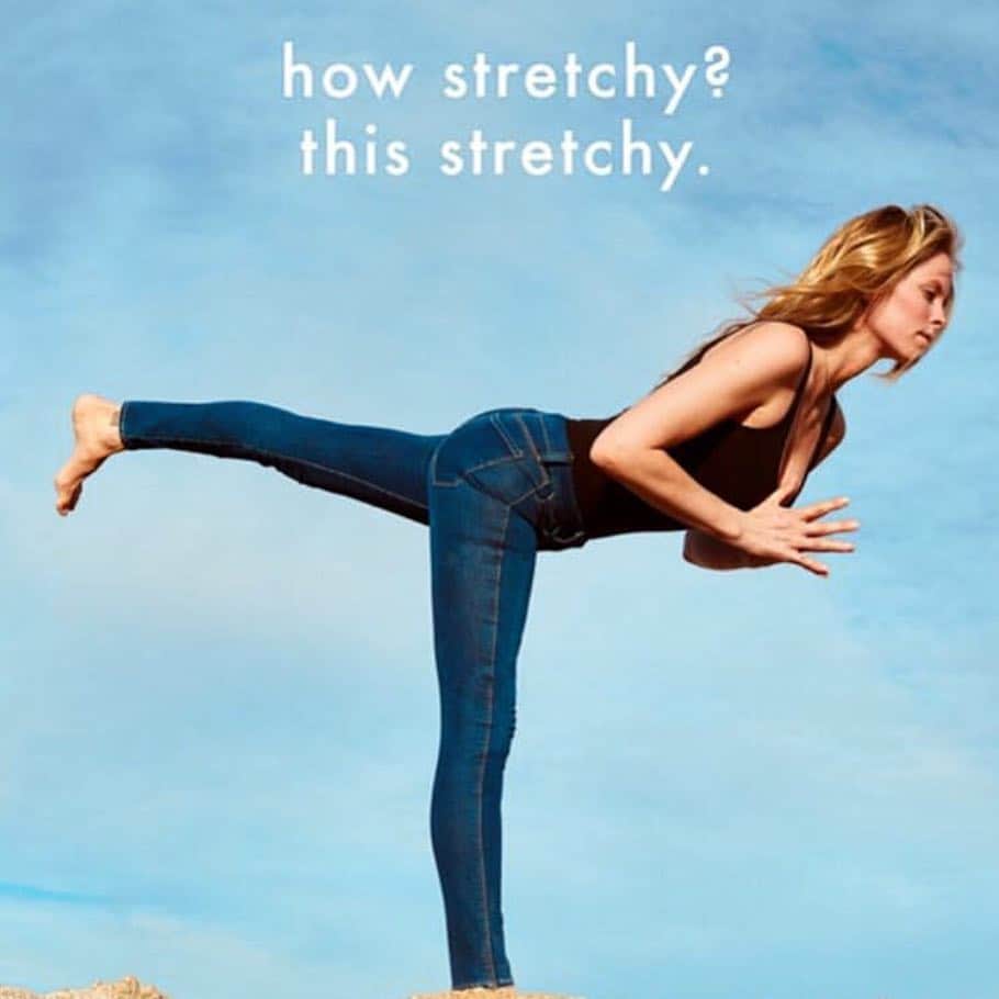 ジェネティックデニムのインスタグラム：「Our special 11 ounce four-way stretch fabric offers softness and stretch with an exceptional recovery that leaves you tucked in , but comfortable for all day wear ... or even a little yoga session.  #denim #madeinlosangeles #geneticjean」