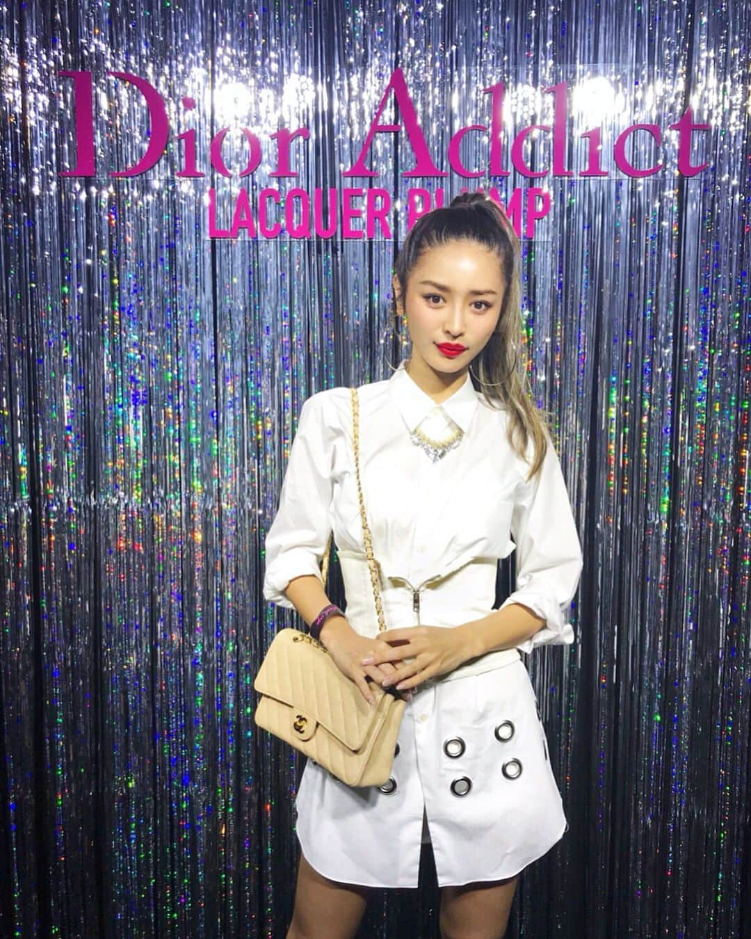 加治ひとみさんのインスタグラム写真 - (加治ひとみInstagram)「💿dior💿🌛✨ . . . Thank you sooo much‼︎💋 @diormakeup #dioraddictlacquerplump #かぢコーデ」4月12日 21時15分 - kaji_26