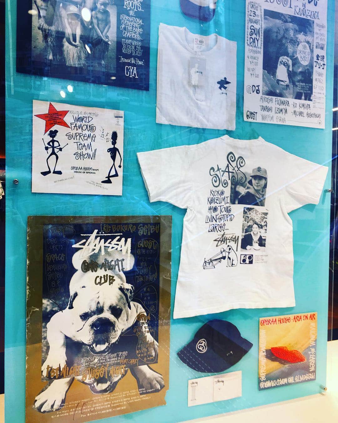 ネゴシックスのインスタグラム：「stussysportなど見れて高校の頃思い出せました #vintagestussy」