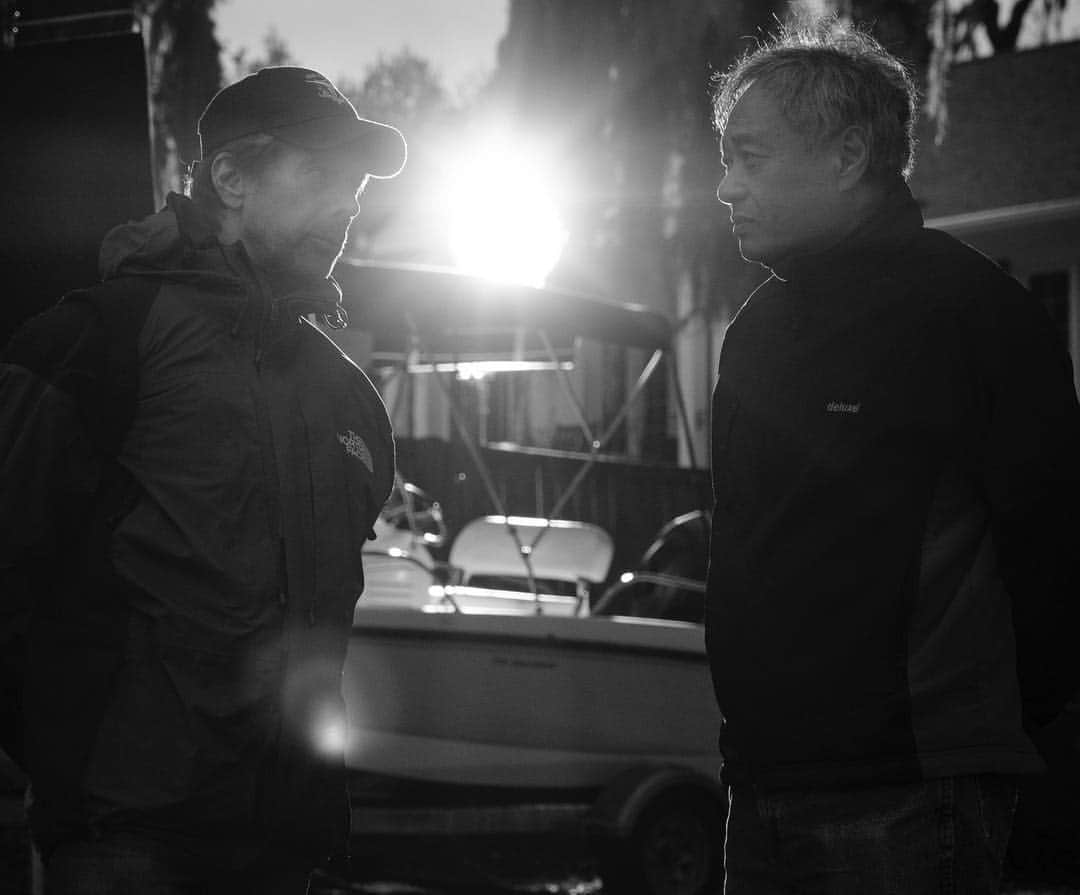のインスタグラム：「On the @geminimanmovie set in Savannah, GA with Ang Lee.  #geminiman #geminimanmovie」