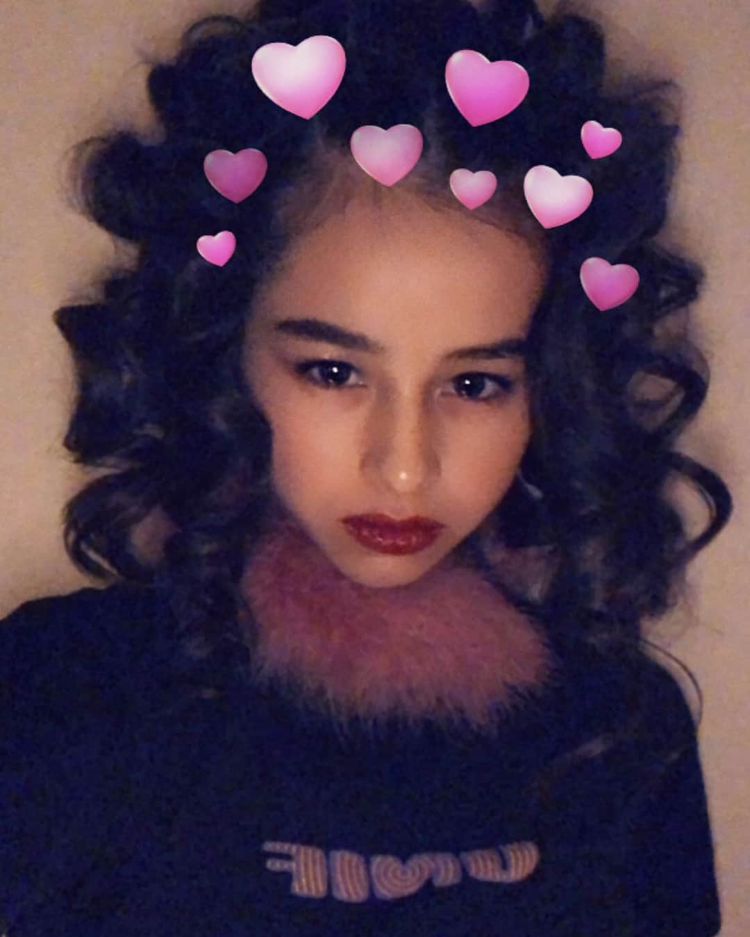 ハーヴィー瑛美のインスタグラム：「hair make by @ayaka_nkmt 💕」