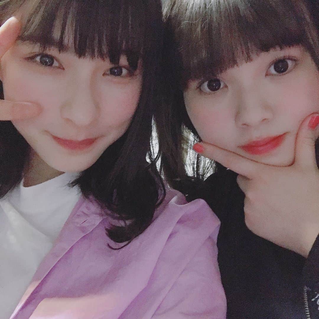 山本茉央さんのインスタグラム写真 - (山本茉央Instagram)「. . 今日の２人☺︎❤︎☺︎ . . #楽しかった #ありがとう  #ハート #山内祐奈」4月13日 21時32分 - maaa0_0918