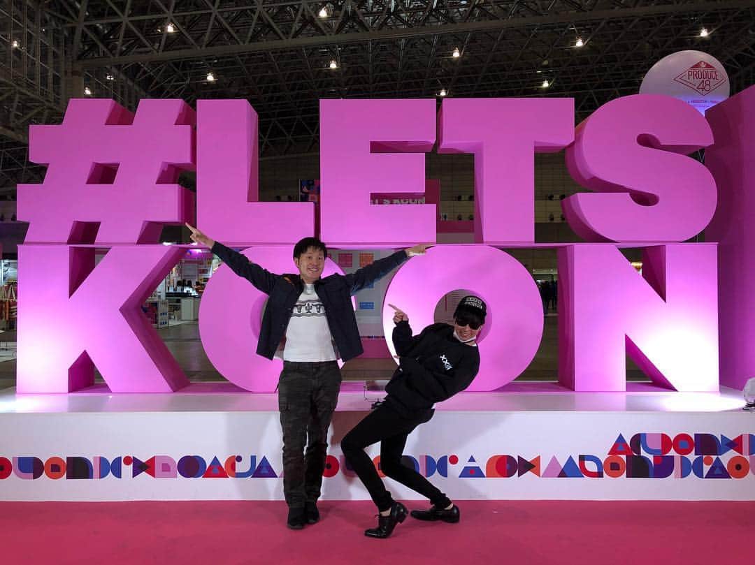 エハラマサヒロさんのインスタグラム写真 - (エハラマサヒロInstagram)「韓流人気って凄いのね。  #KCON #8.6秒バズーカ #田中シングル #えはやねん」4月14日 13時53分 - eharamasahiro