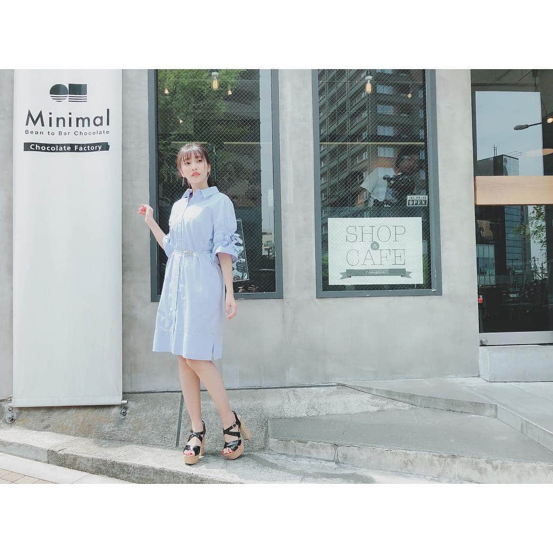 佐野ひなこさんのインスタグラム写真 - (佐野ひなこInstagram)「#minimal チョコレート💕 ワンピース @midwest_official サンダル @re_rz」4月14日 14時45分 - hinako_sano