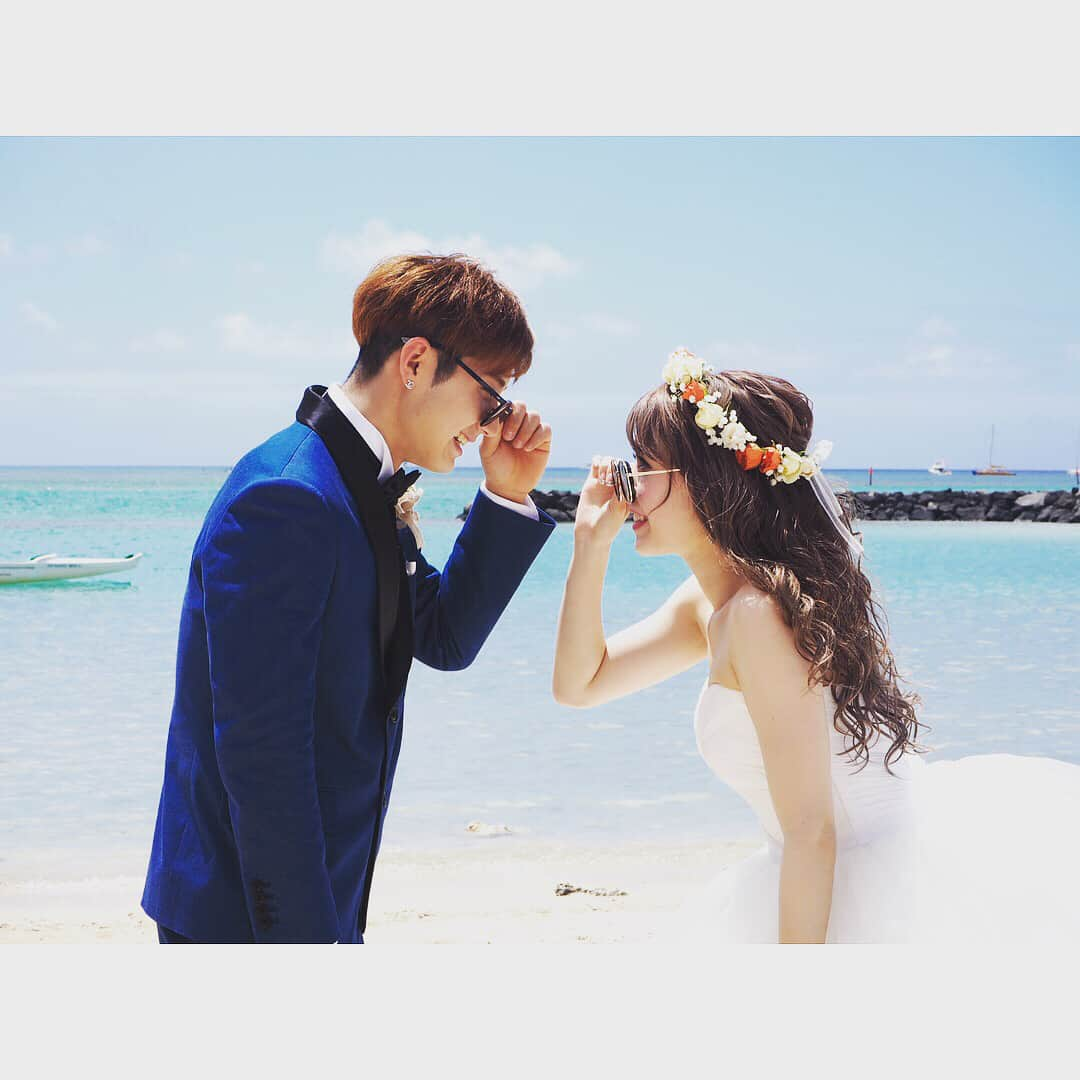 二宮天翔さんのインスタグラム写真 - (二宮天翔Instagram)「🤵👰🏝 ． ． #結婚式  #hawaii  #最高の思い出」4月15日 17時25分 - tentenk.0201