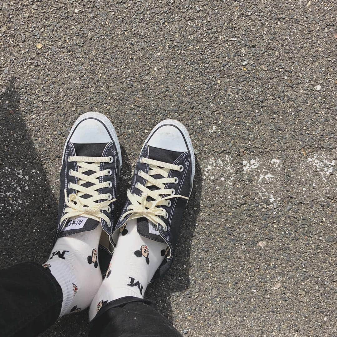 木村沙織さんのインスタグラム写真 - (木村沙織Instagram)「・ ミッキーとコンバース。🐭👠 ・ ・ #converse ☆」4月16日 21時52分 - saoriiiii819