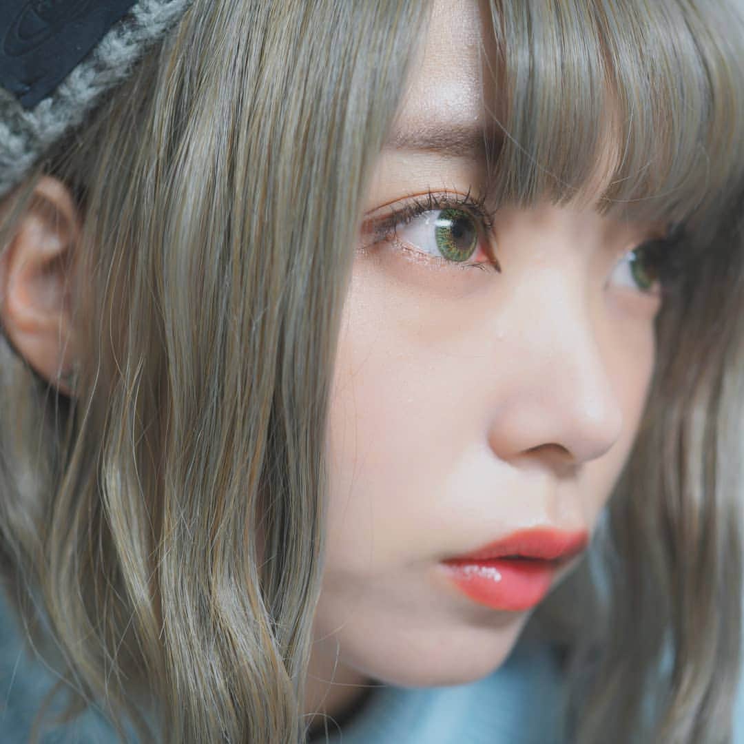 mam（まむ）さんのインスタグラム写真 - (mam（まむ）Instagram)「FlowerEyes 1day クロッシェ ローレルグリーン。 結構いつでも緑の瞳してる😕💯 クロッシェシリーズはmimmamプロデュースなので、是非チェックしてみてね🙋💯 * * #mam_cosme#good#cute#greeneyes#cool#eyes#japanese#girl#colorcontacts #me#i#selfshot#셀피#얼스타그램#일본인」4月17日 18時30分 - mam_11_11