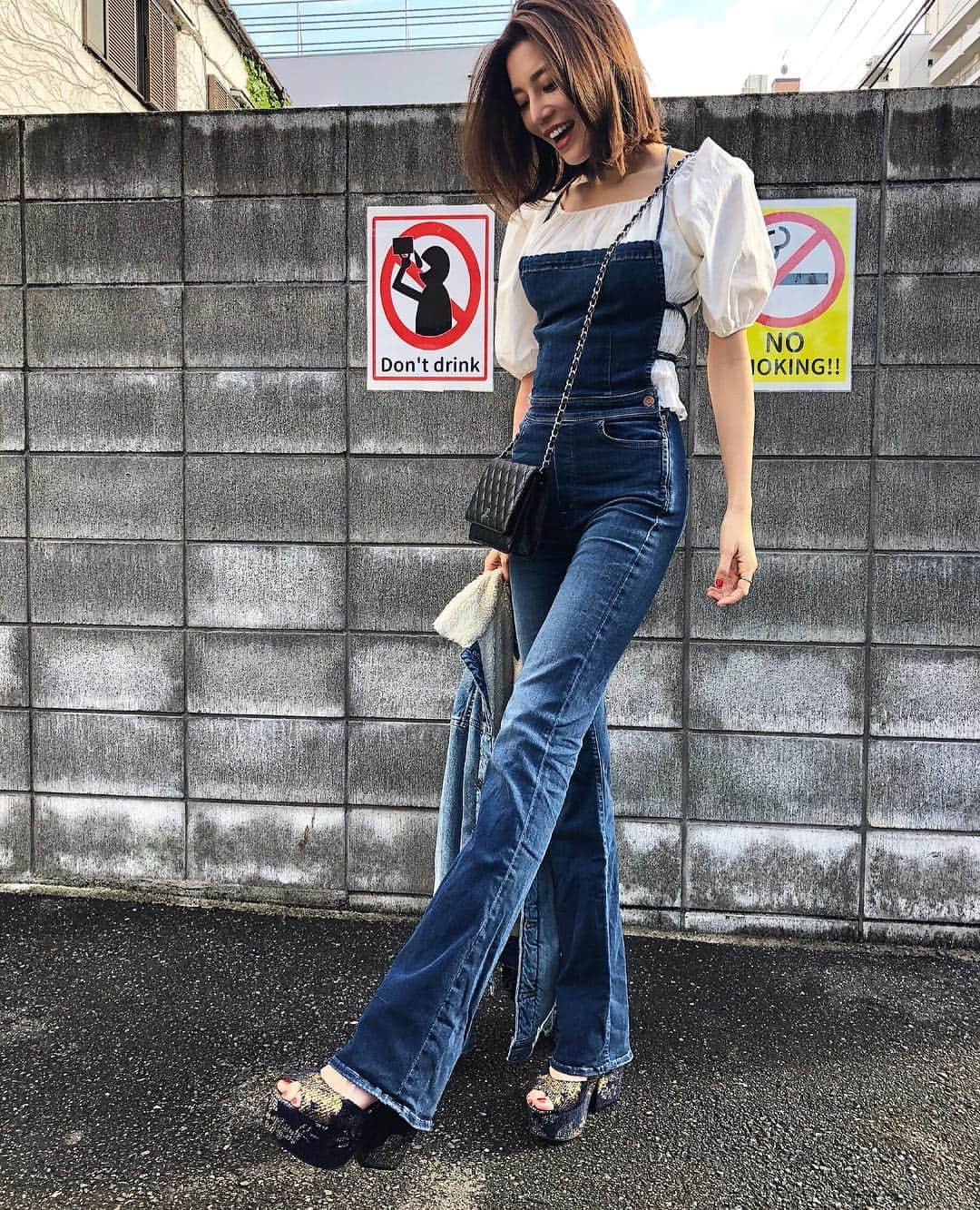 島袋聖南さんのインスタグラム写真 - (島袋聖南Instagram)「デニムが一番好き🦋 #ootd #outfit」4月18日 17時43分 - seina4444