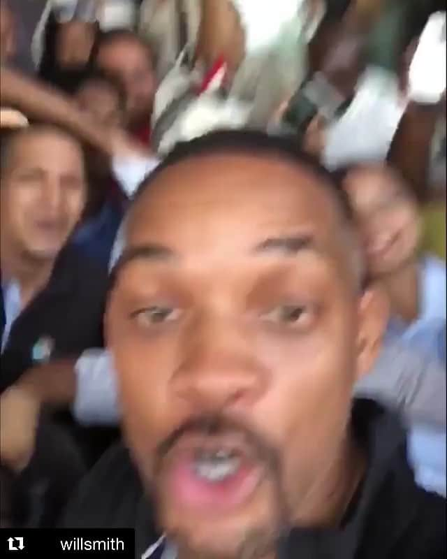 ジェリー・ブラッカイマーのインスタグラム：「#Repost @willsmith ・・・ Thank You to all mi gente in Cartegena.  Only been here a few days.  I’m shooting my new movie @GeminiManMovie.  I’m Lovin’ It Already!! Shoutout @carlosvives on the track. @nickyjampr where u at?!”」