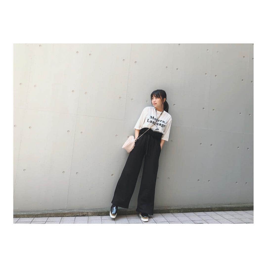 大原優乃さんのインスタグラム写真 - (大原優乃Instagram)「今日の私服。 バック以外はまえのんおねいちゃんの セレクトショップのお洋服〜。 いつも可愛いお洋服を たくさんありがとうございます♡ 久々の #私服ってゆうの ☺︎」4月20日 21時16分 - yuno_ohara