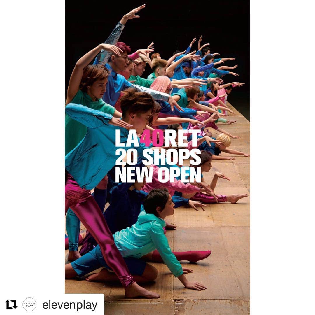 のインスタグラム：「Thank you‼︎（遅ればせながら…）#Repost @elevenplay with @get_repost ・・・ 【Laforet HARAJUKU 2018 S/S FASHION 】 2018年春『LA40RET 20 SHOPS NEW OPEN』掲載中です！ 是非ご覧ください。  Art Directer:STEVE NAKAMURA Choreographer:MIKIKO ********************************** 2018.2.23(fri)～ 20 SHOPS NEW&RENEWAL OPEN!! 合計20店舗をリニューアル！NEW SHOPの情報はラフォーレ原宿のホームページでCHECK！  https://www.laforet.ne.jp/ebook/18ss_newopen/html5m.html#page=1  #ELEVENPLAY #laforetharajuku」