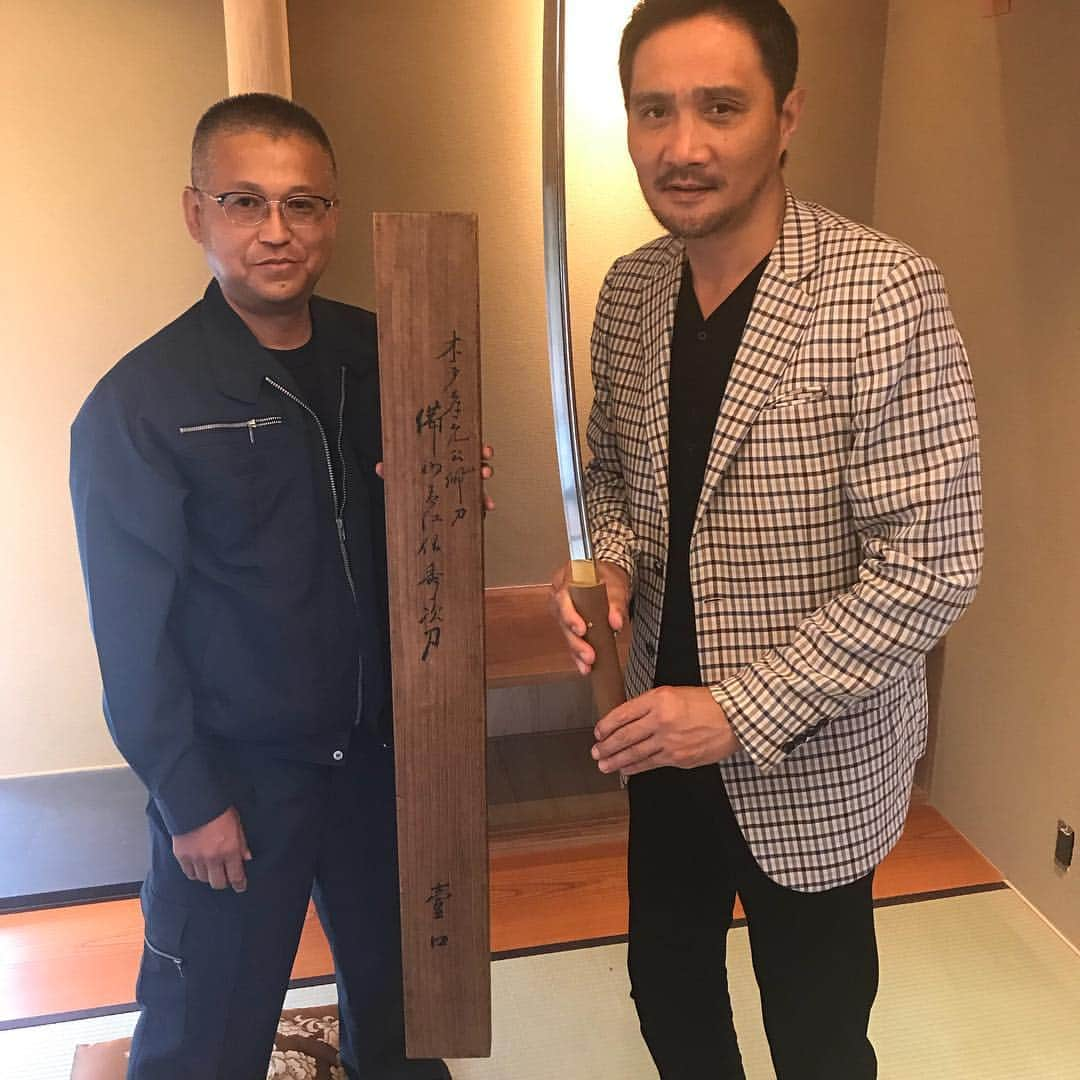 竹原慎二さんのインスタグラム写真 - (竹原慎二Instagram)「桂小五郎が使っていた日本刀」5月19日 11時59分 - shinji_takehara125