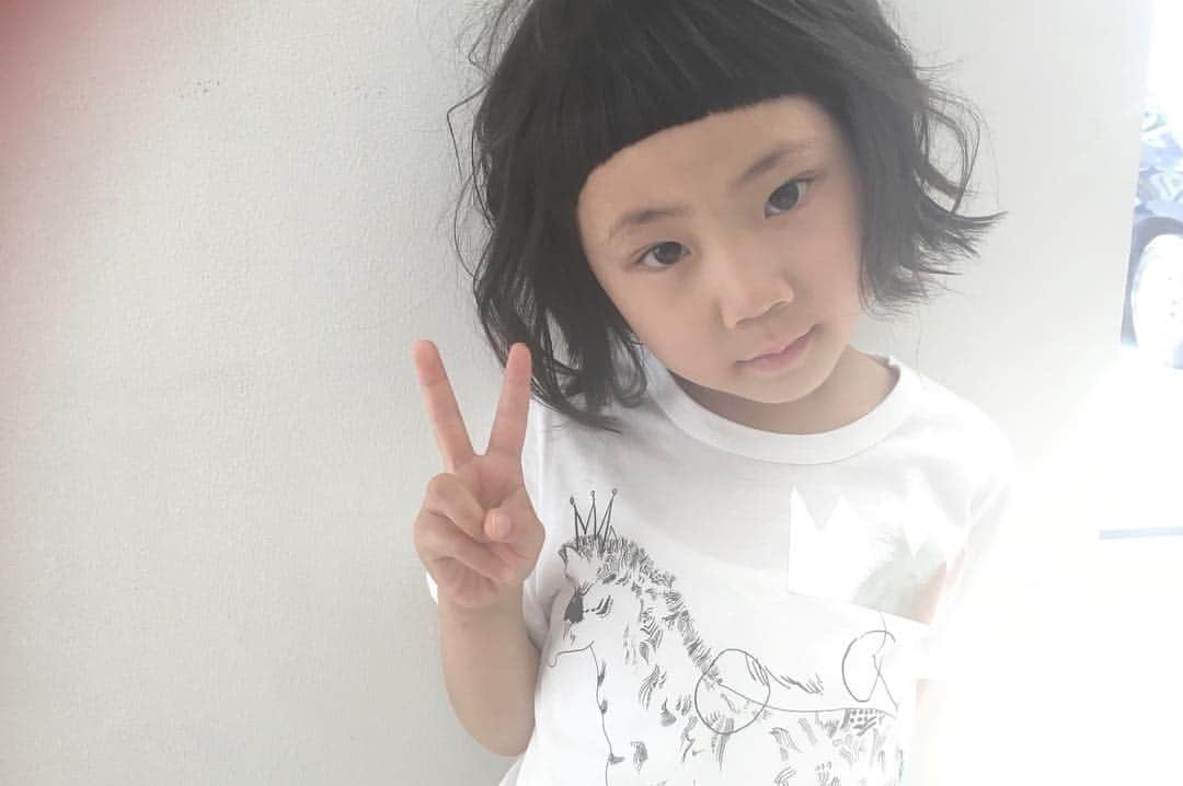 Kai Sonodaのインスタグラム：「お子様カット♫  #京都 #奈良 #高の原 #美容院 #美容室 #ヘア #ヘアアレンジ #ボブ #子供カット #子供モデル #子供サロモ  #美容師 #ヘアスタイル #髪型  #親バカ部 #高の原イオン #奈良ママ #保育士完備  #託児所 #チャイルドルーム #関西ママ #ママ #ママ友募集 #ママコーデ #子供 #子供服 #フォロー #かわいい #お洒落さんと繋がりたい #ベビリトル」