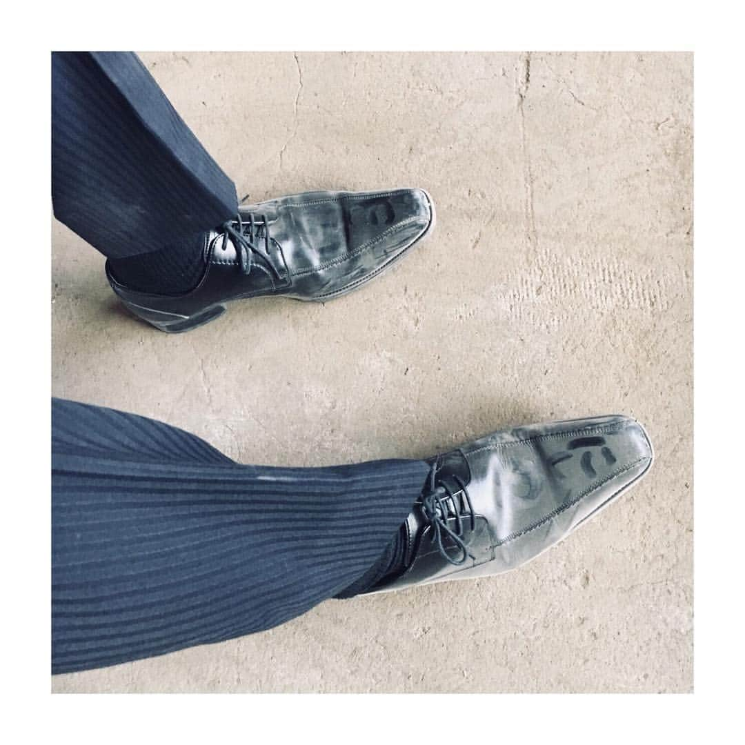 西銘駿さんのインスタグラム写真 - (西銘駿Instagram)「にしめ専用革靴👞👞」4月26日 19時52分 - nishime_shun_official