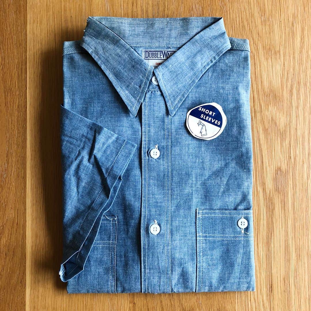the.daily.obsessionsさんのインスタグラム写真 - (the.daily.obsessionsInstagram)「"1950's Vintage Dead Stock Dubble Ware S/S Chambray Work Shirt with Gusset and Union Ticket" ↓ My recent shopping.」4月27日 11時33分 - the.daily.obsessions