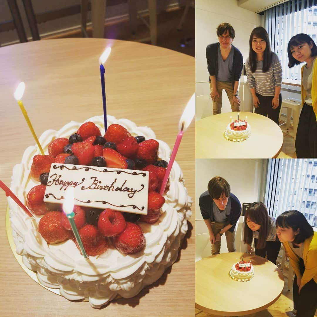 anagrams_partyのインスタグラム：「にぎやかなTGIF中でーす！ 4月のお誕生日組🎶みなさーん、おめでとうございます🙌🙌🌠 #アナグラム#anagrams#お誕生日#イチゴケーキ🍰」