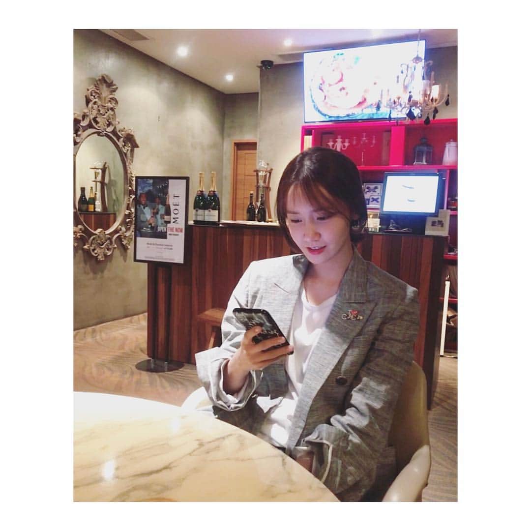 ユナさんのインスタグラム写真 - (ユナInstagram)「앞머리 잘랐쒀융💇‍♀️ #융스타그램」4月29日 17時03分 - yoona__lim