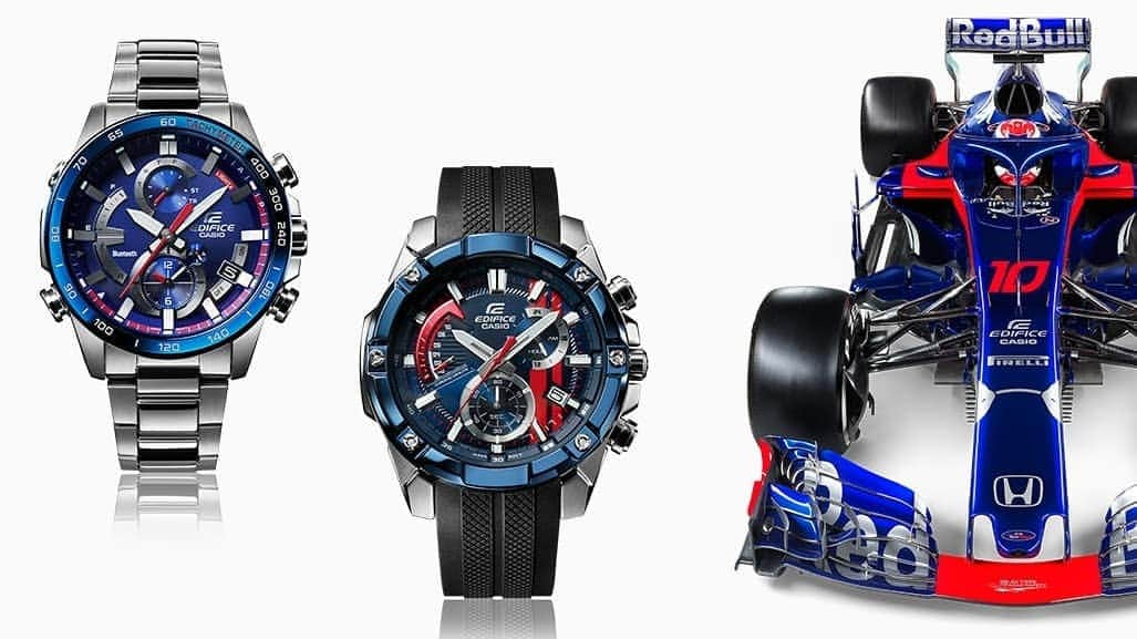 NAKANIWA WISPさんのインスタグラム写真 - (NAKANIWA WISPInstagram)「Restock!! CASIO EDIFICE  Scuderia Toro Rosso　 Limited Edition Ref:EFR-559TRP-2AJR ￥29,160 Ref:EQB-900TR-2AJR ￥59,400 ※Instagram限定 special price対象  WISP Nouvelle espece 心斎橋仲庭時計店では、 メンズウォッチの他、レディスウォッチ、WISP ジュエリーも豊富に取り揃えております。 詳細は、お気軽にお問い合わせ下さいませ。  店頭、通販どちらでも対応させて頂きます。  お問い合わせは WISP Nouvelle espece 心斎橋仲庭時計店 〒542-0081 大阪市中央区南船場 4-10-3 ナガホリ大阪ビル 1F 電話番号：06-6251-7573 営業時間：11：00～19：00 定休日：水曜日 Mail：info-nakaniwa@nakaniwatokei.jp LINE ID:nakaniwa-royal WeChat ID:nakaniwa-royal WhatsApp: +81 80 1477 6579 Facebook:https://www.facebook.com/nakaniwatokei/  For Global instagram:@nakaniwa_world Jewelry instagram:@wisp_nouvelle_espece  #CASIO #GSHOCK #scuderiatororosso #EFR559TRP2A #EDIFICE #SEIKO #CASIO #エディフィス #CITIZEN #セイコー #カシオ #シチズン #大阪 #心斎橋 #35thAnniversary  #GF8235D1B #GF8235D #RANGEMAN #MasterofG #FROGMAN #GULFMASTER」4月29日 18時44分 - nakaniwawatch