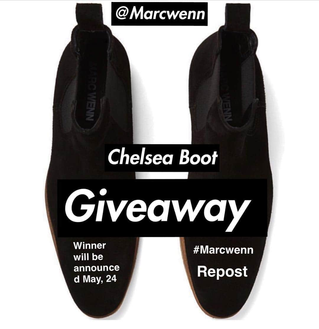 MARC WENNのインスタグラム：「💥💥💥💥💥GIVEAWAY 💥💥💥💥💥💥 Want a free pair of Chelsea boots? Follow us, repost our post, and tag us  The winner will be announced May 24  #Marcwenngiveaway #Giveaway #ChelseaBoot #Boots #menclothing  #free #menfashion #photoshoot #men #fashion #sale #England #style #marcwenn #marcwennboots」