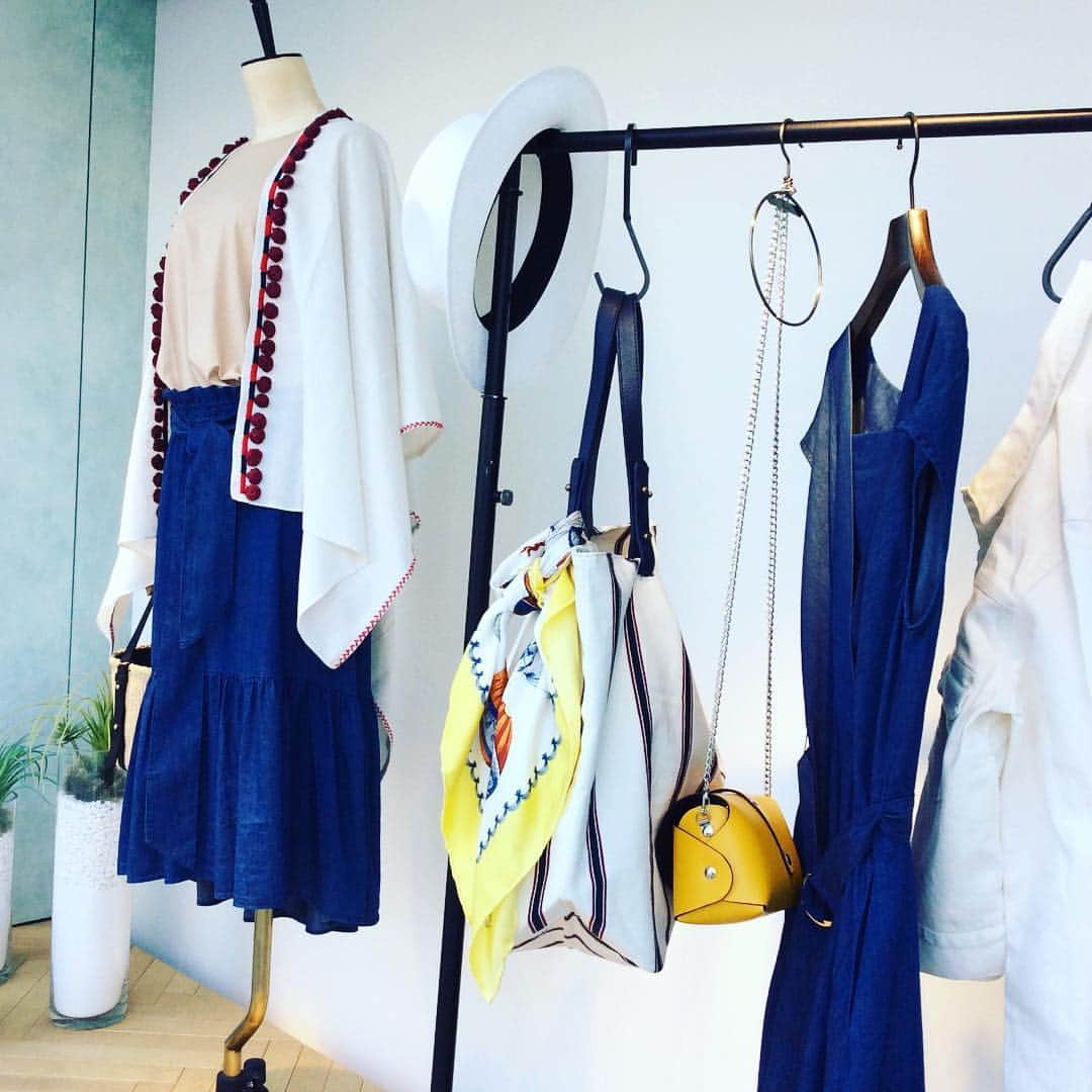 のインスタグラム：「* Hello May! * #hello#may#五月#new#limited#womenswear#outfit#ootd#coordinate#コーデ#streetstyle#resortstyle#ストリート#リゾート#superiorcloset#daikanyama#代官山#tokyo#東京#japan#日本#fashion#ファッション#おしゃれ#lady#girl#madeinjapan」