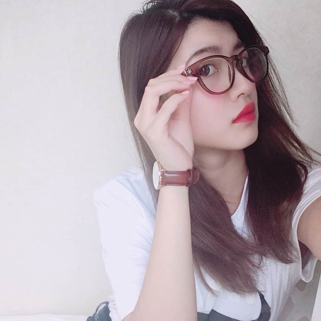 中山星香さんのインスタグラム写真 - (中山星香Instagram)「💄♡👓」5月3日 21時56分 - seika0705n