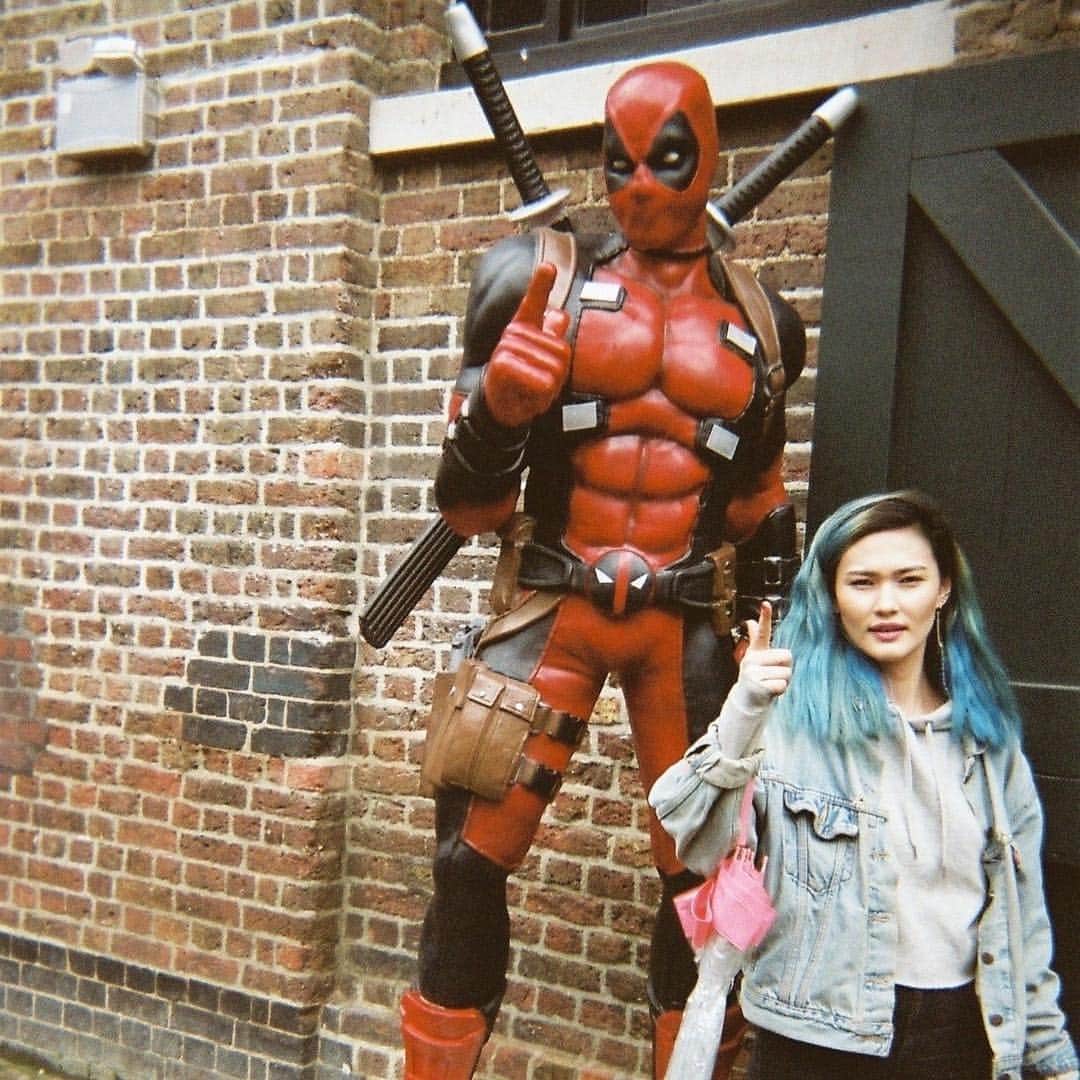 ストレンカ朝美のインスタグラム：「"Captain Deadpool! No, just Deadpool."」