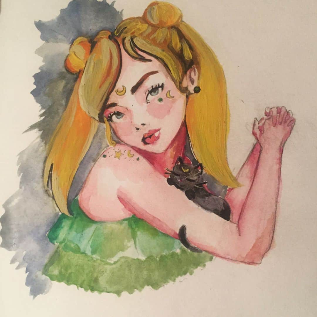 サハラ・レイのインスタグラム：「Princess Luna angel」