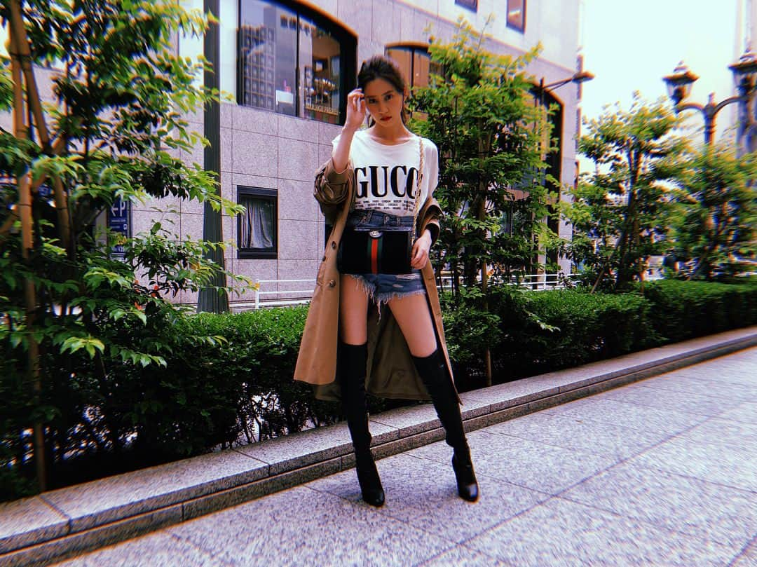 河北麻友子さんのインスタグラム写真 - (河北麻友子Instagram)「💋💋💋 #GucciGang #OOTD #麻友コーデ」5月20日 21時20分 - mayukokawakitaofficial