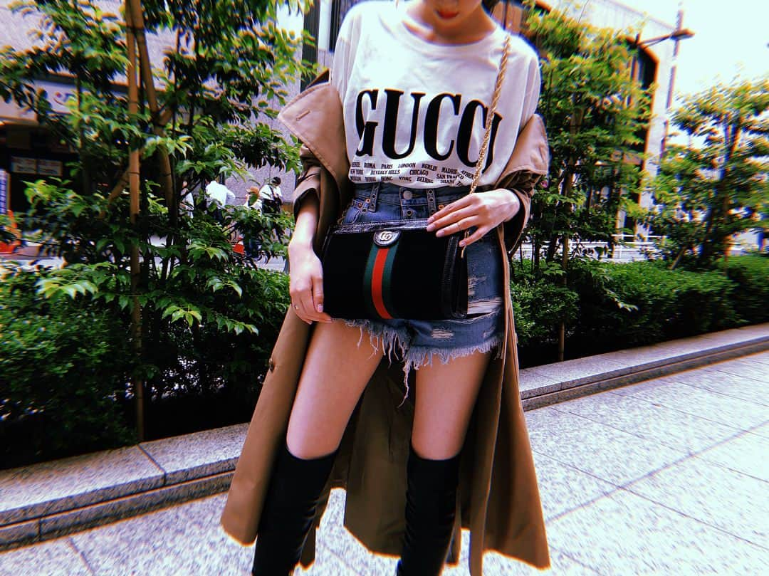 河北麻友子さんのインスタグラム写真 - (河北麻友子Instagram)「💋💋💋 #GucciGang #OOTD #麻友コーデ」5月20日 21時20分 - mayukokawakitaofficial