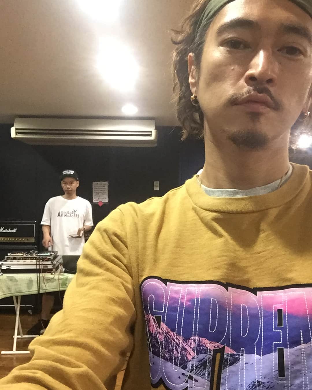 窪塚洋介のインスタグラム：「#yosukekubozuka "Manji Line live rehearsal for China tour"」