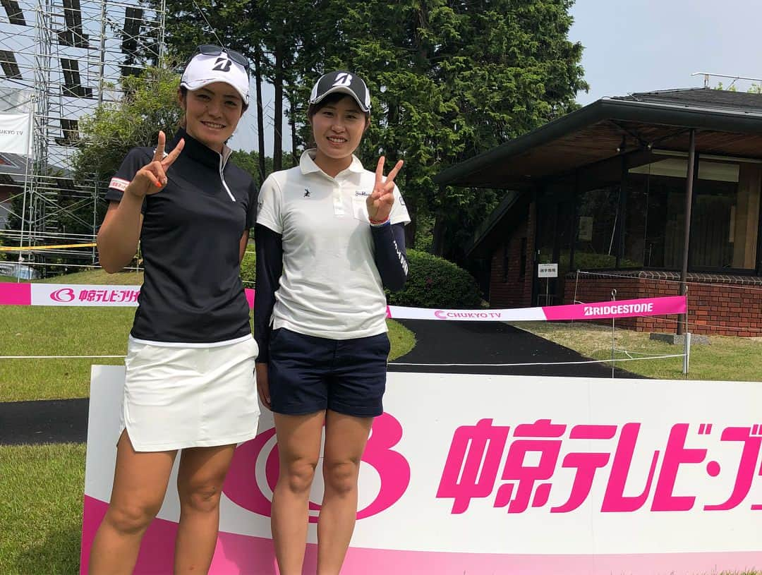 渡邉彩香さんのインスタグラム写真 - (渡邉彩香Instagram)「中京テレビブリヂストンレディース⛳️ ありがとうございました😊 今週の練習ラウンドは同じBSの桃子ちゃんとしました😊 また来週に向けて準備します😊」5月20日 17時13分 - watanabeayaka_official