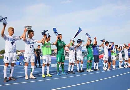 大崎玲央のインスタグラム：「内容はもっと良くなるけど、今は勝つことが大事。ここからまた連勝できるように頑張ります。水戸まで応援ありがとうございました！ Great win on the road‼︎！ #wearevortis  #徳島ヴォルティス #jleague  #jリーグ」
