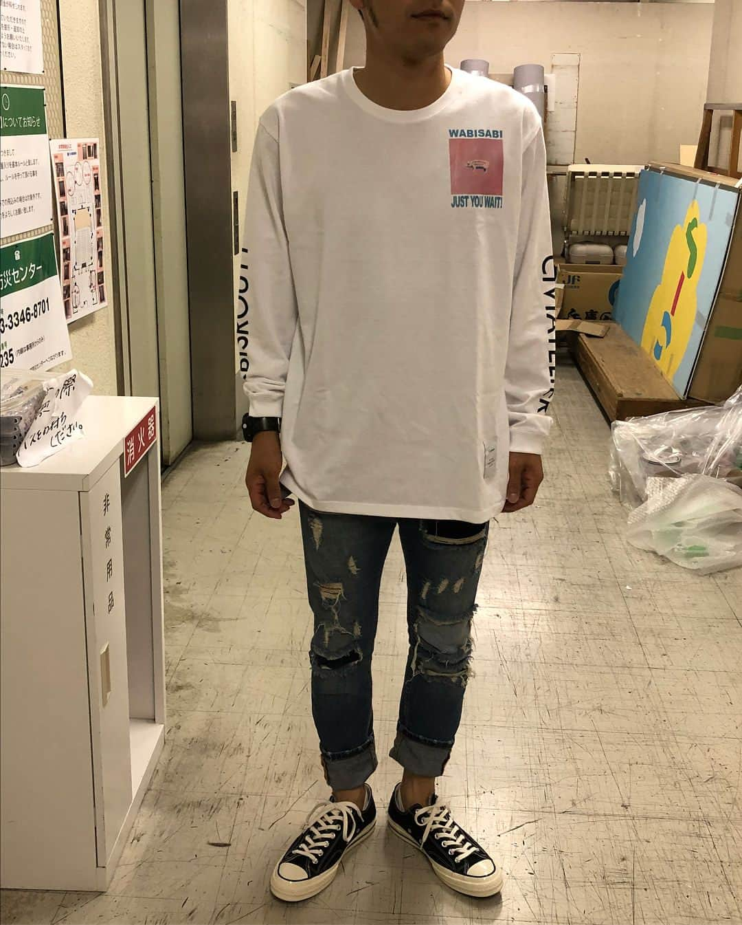 秋山賢太さんのインスタグラム写真 - (秋山賢太Instagram)「【Civiatelier × WABISROUTY】 JW gradation LongTeeshirts. サイエンコウ。 #civiatelier  #wabisrouty」5月7日 2時26分 - akiyama.0624